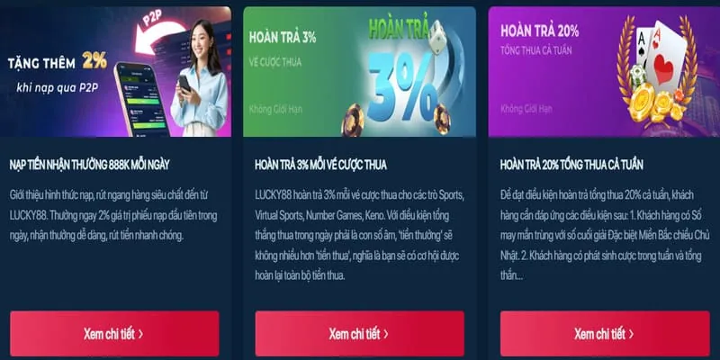 Banner khuyến mãi hoàn trả hàng ngày tại Bigboss chính thức